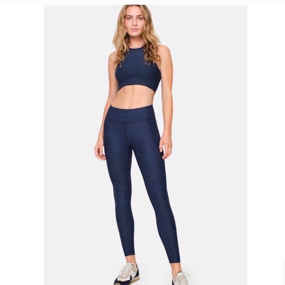 Outdoor voices warmup leggings navy XS